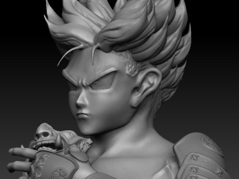 samurái de troncos Modelo de impresión 3D