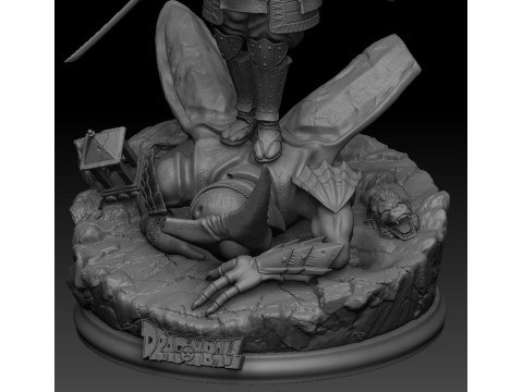 samurái de troncos Modelo de impresión 3D