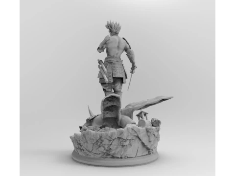 트렁크 사무라이 3D 프린트 모델