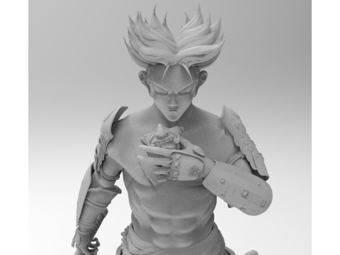 samurái de troncos Modelo de impresión 3D