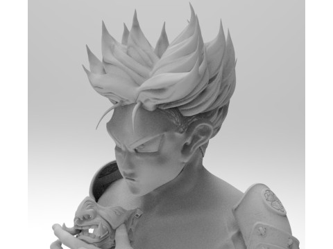 samurái de troncos Modelo de impresión 3D