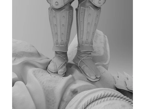 트렁크 사무라이 3D 프린트 모델