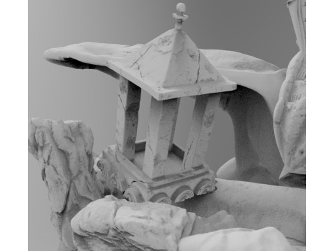 samurái de troncos Modelo de impresión 3D