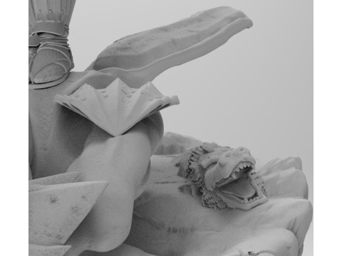 samurái de troncos Modelo de impresión 3D