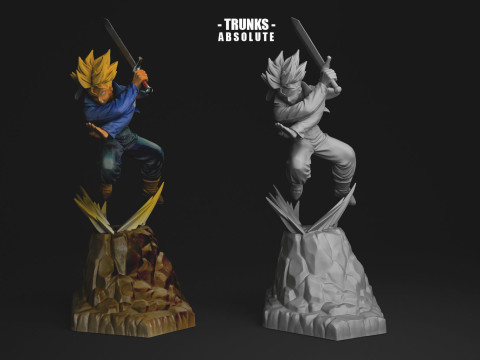 Batang SS Mutlak Model Cetak 3D