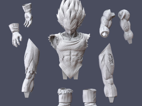 Vegeta e Trunks Modello di stampa 3D