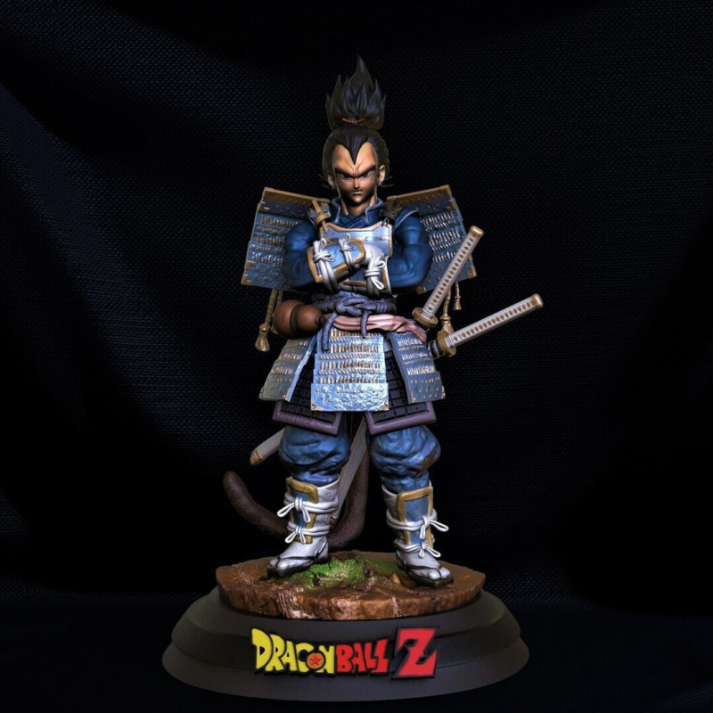 Samouraï Végéta Modèles 3D en vedette .c4d .max .obj .3ds .fbx .stl .blend