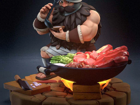 Senshi - Zindanda Lezzetli 3D Baskı Modeli