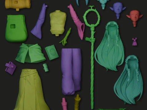 Marcille Dungeon Meshi 3D Print Model