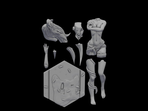 Lucy - Elfen skłamała Model do druku 3D