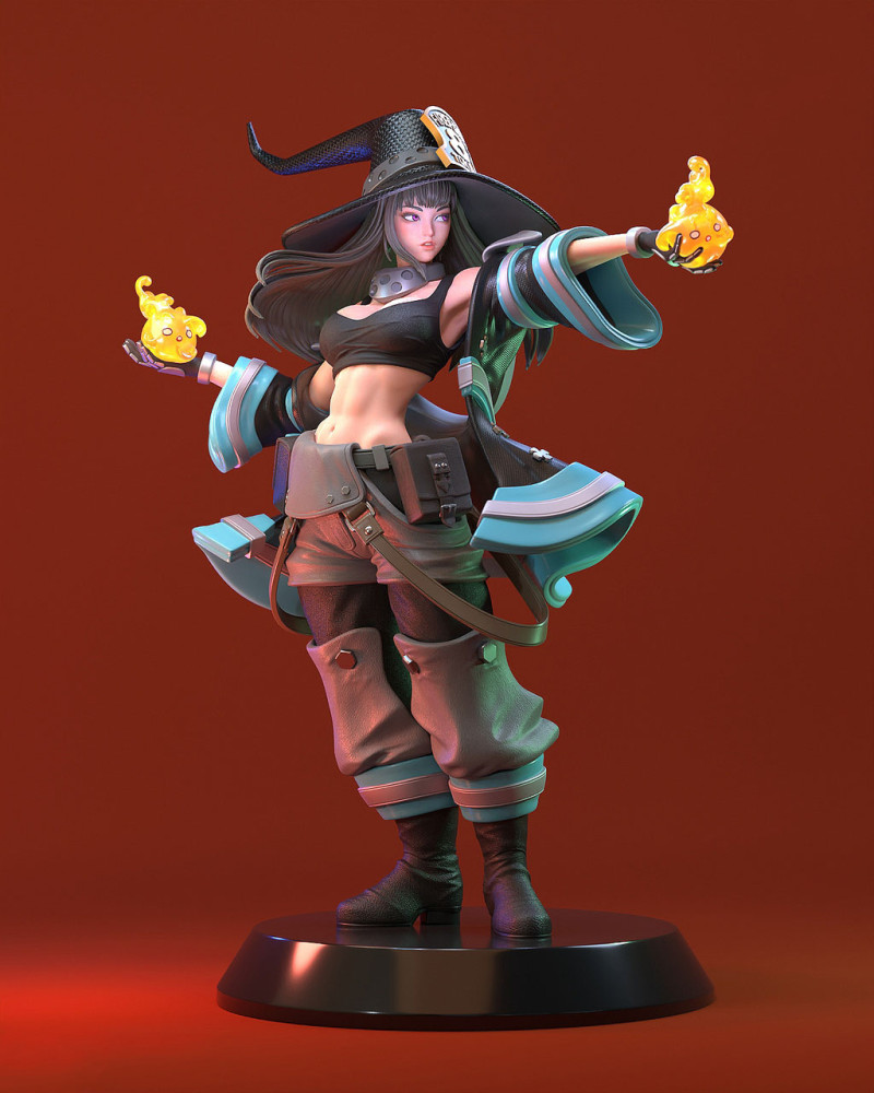 Maki Oze 3D Print Model .c4d .max .obj .3ds .fbx .stl .blend