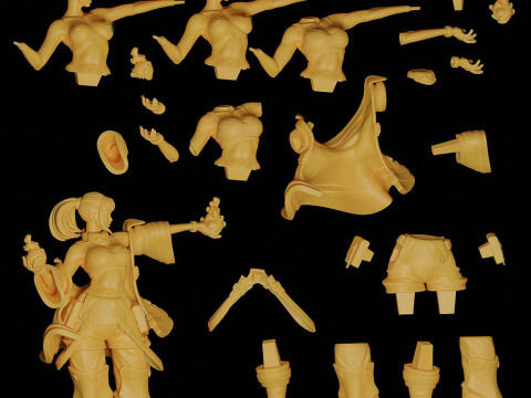 Маки Озе 3D Принт Модель