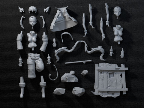 तमाकी कोटात्सु 3D प्रिंट मॉडल