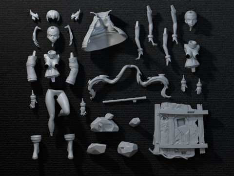 तमाकी कोटात्सु 3D प्रिंट मॉडल