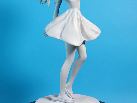 明日香和丽夏装 3D 打印模型