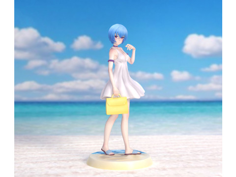 明日香和丽夏装 3D 打印模型