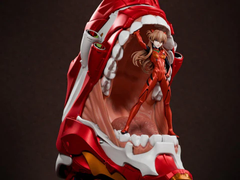 Asuka et Eva Modèles 3D en vedette