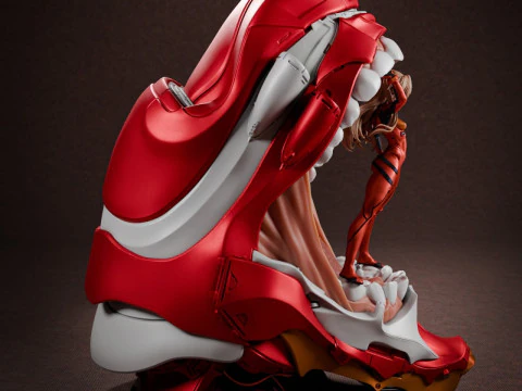 Asuka and Eva 3D Print Model