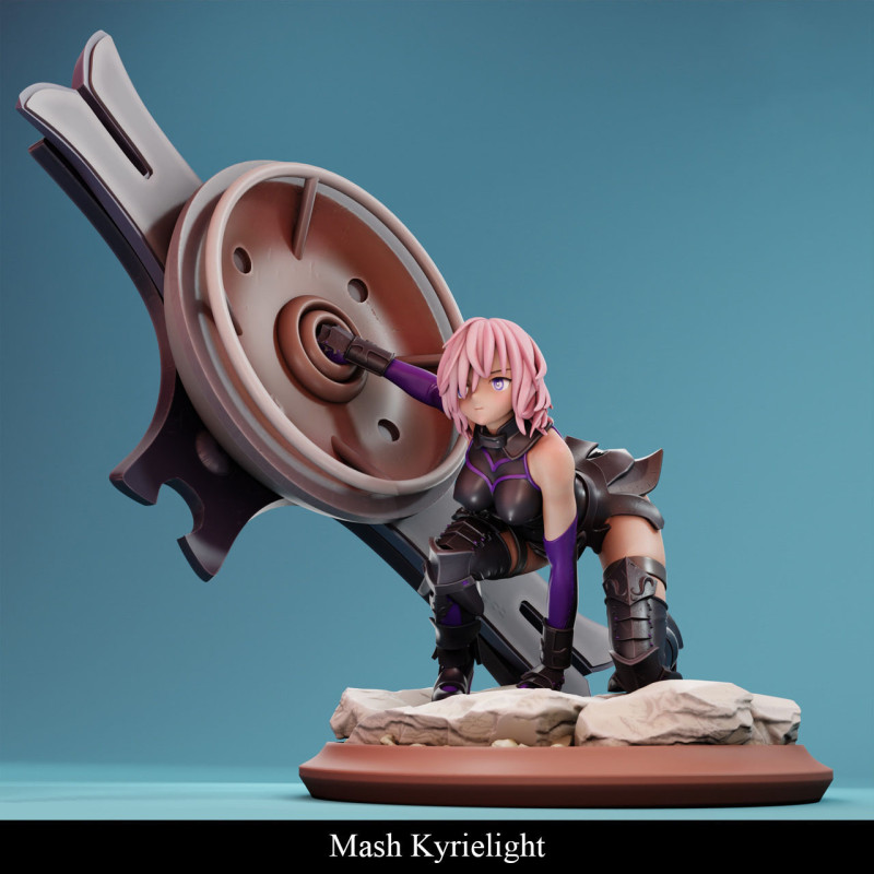 Mash Kyrielight 3D Print Model .c4d .max .obj .3ds .fbx .stl .blend 
