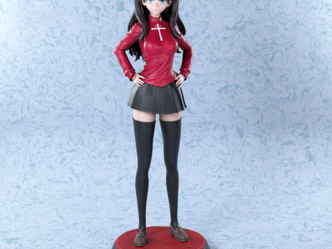 Rin Tohsaka Bikini 3D Print Model