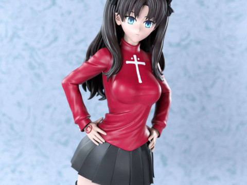 Rin Tohsaka Bikini 3D Print Model