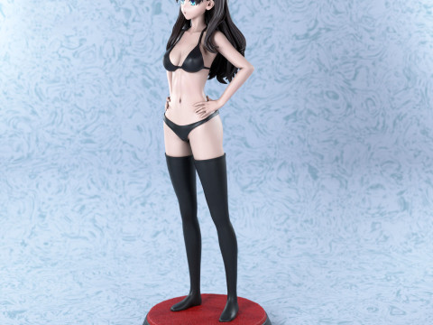 Rin Tohsaka Bikini 3D Print Model