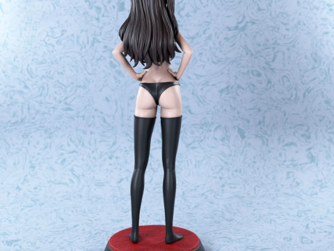 Rin Tohsaka Bikini 3D Print Model