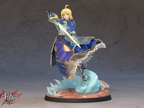 Сэйбер Артурия Пендрагон 3D Принт Модель