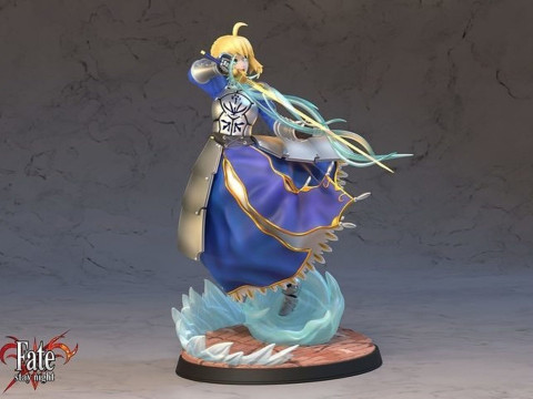 Сэйбер Артурия Пендрагон 3D Принт Модель