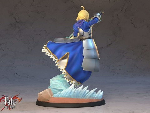 Сэйбер Артурия Пендрагон 3D Принт Модель