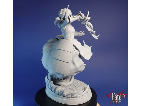 Сэйбер Артурия Пендрагон 3D Принт Модель