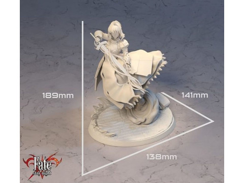 Сэйбер Артурия Пендрагон 3D Принт Модель