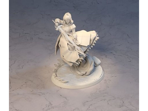 Сэйбер Артурия Пендрагон 3D Принт Модель