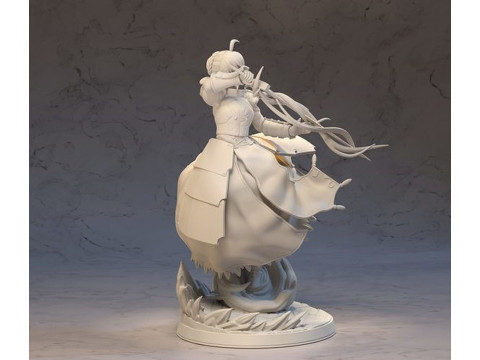 Сэйбер Артурия Пендрагон 3D Принт Модель