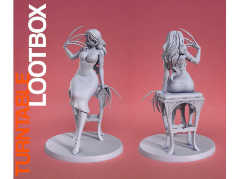 Lust from Fullmetal Alchemist 3D Print Model