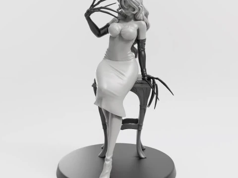 Lust from Fullmetal Alchemist 3D Print Model