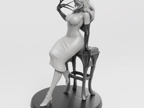 Lust from Fullmetal Alchemist 3D Print Model