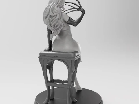 Lust from Fullmetal Alchemist 3D Print Model