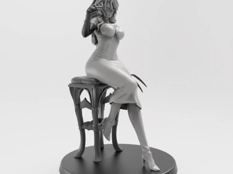 Lust from Fullmetal Alchemist 3D Print Model