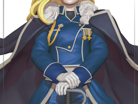 奥利维尔&middot;阿姆斯特朗 - 钢之炼金术师 3D 打印模型