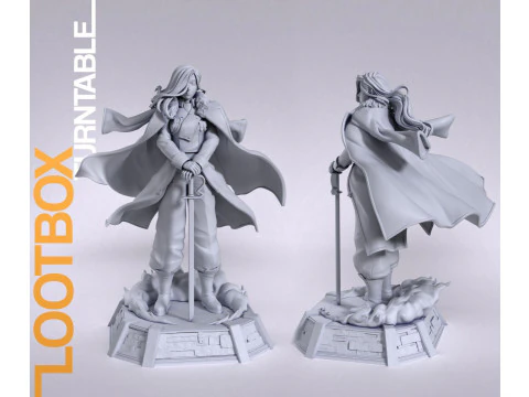 Olivier Armstrong - Fullmetal Alchemist 3D Print Model