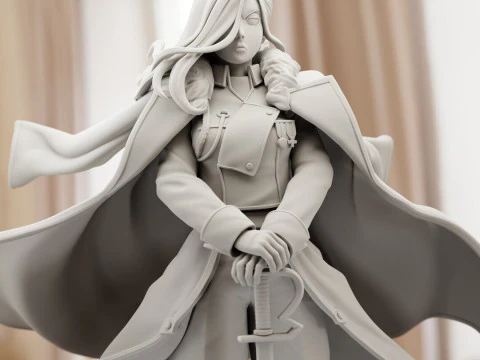 Olivier Armstrong - Fullmetal Alchemist 3D Print Model