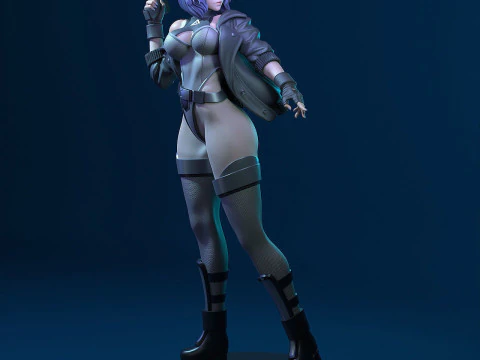 Vers&otilde;es de Motoko Kusanagi Modelo de Impressão 3D