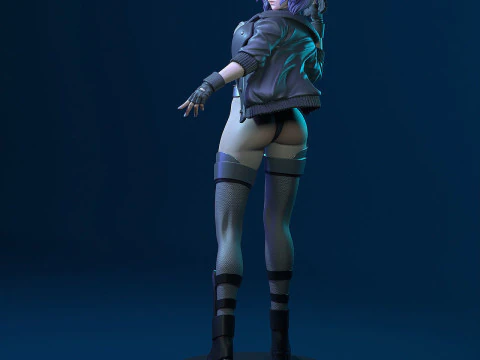 Motoko Kusanagi Versions 3D Print Model