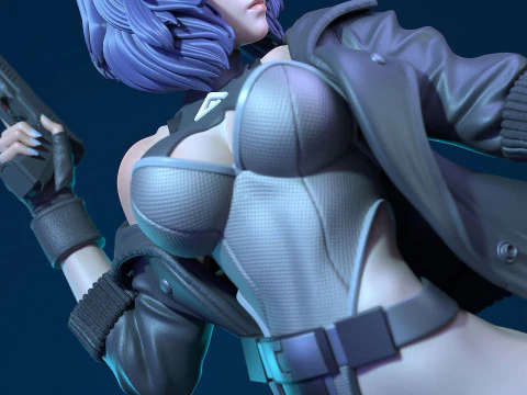 Motoko Kusanagi Versions 3D Print Model
