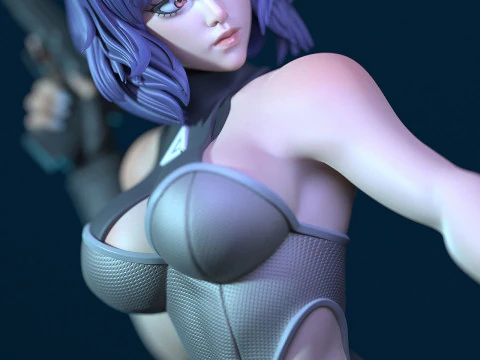 Motoko Kusanagi Versions 3D Print Model