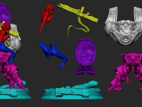Motoko Kusanagi 3D Print Model