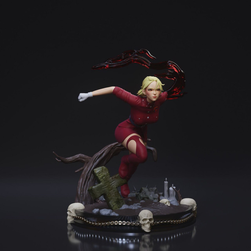 Seras Victoria - Hellsing 3D Print Model .c4d .max .obj .3ds .fbx .stl .blend 