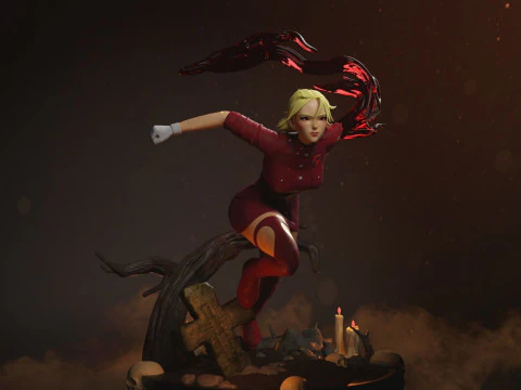 Seras Victoria &ndash; Hellsing 3D Druckmodell