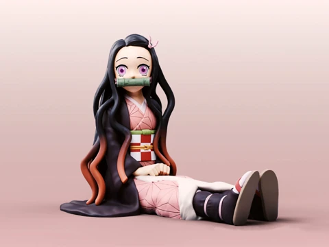 Kamado Nezuko Modello di stampa 3D